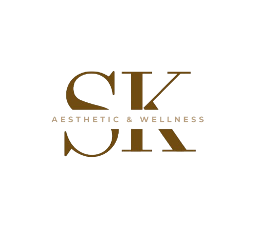 Clean, professional medical spa treatment room with neutral tones at SK Aesthetic and Wellness in Tysons